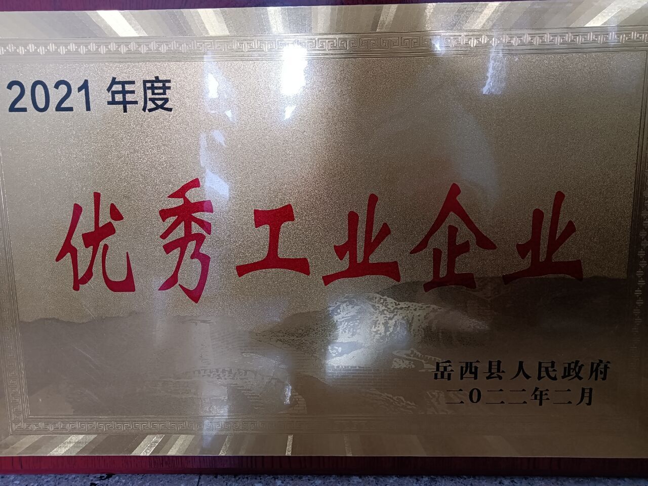 ******工业企业荣誉